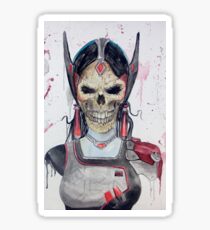 Symmetra Skull Sticker