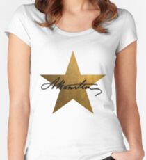 Hamilton Stern Tailliertes Rundhals-Shirt