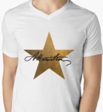 Hamilton Stern T-Shirt mit V-Ausschnitt