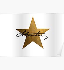Hamilton Star Poster