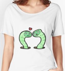 cartoon snakes in love Women's Relaxed Fit T-Shirt
