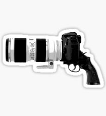 Shoot! (White Barrel) Sticker