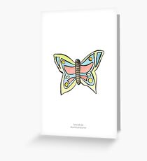 Schmetterling Grußkarte