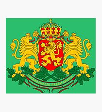 BULGARIA-COAT OF ARMS Photographic Print