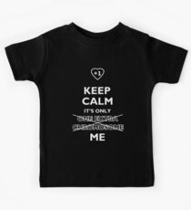 Keep Calm It's Only (One Extra Chromosome) Me. For Down Syndrome awareness Kids Tee