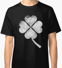 Distressed Shamrock, St. Patricks Day Classic T-Shirt