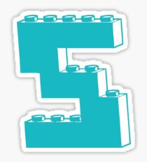 THE LETTER S by Customize My Minifig Sticker