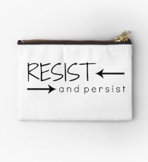 Resist and Persist Zipper Pouch