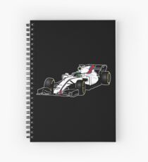 Formula 1 Racing Spiral Notebook