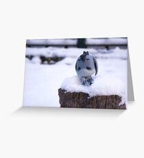 Just Another Winter Day Ft Eeyore Greeting Card