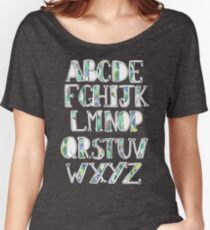 Alphabet Women's Relaxed Fit T-Shirt