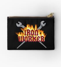 Iron Worker Flaming Spud Wrenches Studio Pouch