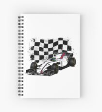 Formula 1 Racing Spiral Notebook