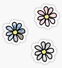 Flower - 3 Pack Marble 1 Sticker