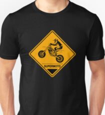 Supermoto Racing Road Sign Unisex T-Shirt
