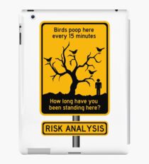 funny risk iPad Case/Skin