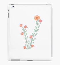 Water color flower set iPad Case/Skin