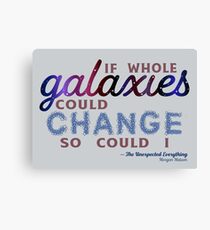 If Whole Galaxies Could Change... Canvas Print