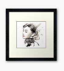 Audrey Hepburn Framed Print