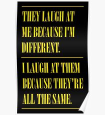 Different / All The Same Poster