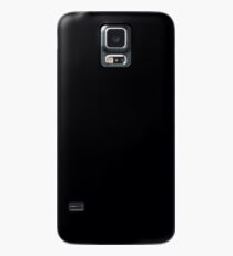 Black / Jet Black Solid Color Case/Skin for Samsung Galaxy