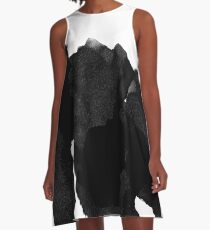 Black Ink A-Line Dress