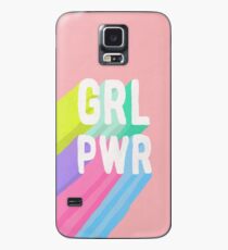 GRL PWR x Rosa Hülle & Skin für Samsung Galaxy