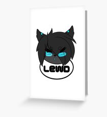 Lewd Grußkarte