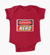 Danger Nerd Sign One Piece - Short Sleeve