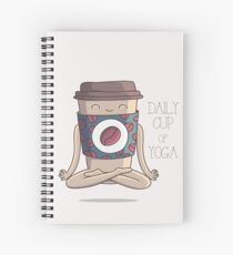 Daily Cup of Yoga Spiral Notebook