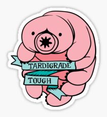 Pegatina Tardígrado duro (versión linda)