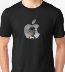Apple Logo Rene Magritte Unisex T-Shirt