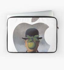 Apple Logo Rene Magritte Laptop Sleeve