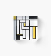 'Modern Vibe 5' Acrylic Block
