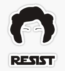 Princess Leia - Resist Sticker