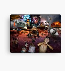 Oh My God, Please Help Us! Canvas Print