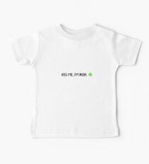 Camiseta para bebés Bésame soy irlandés