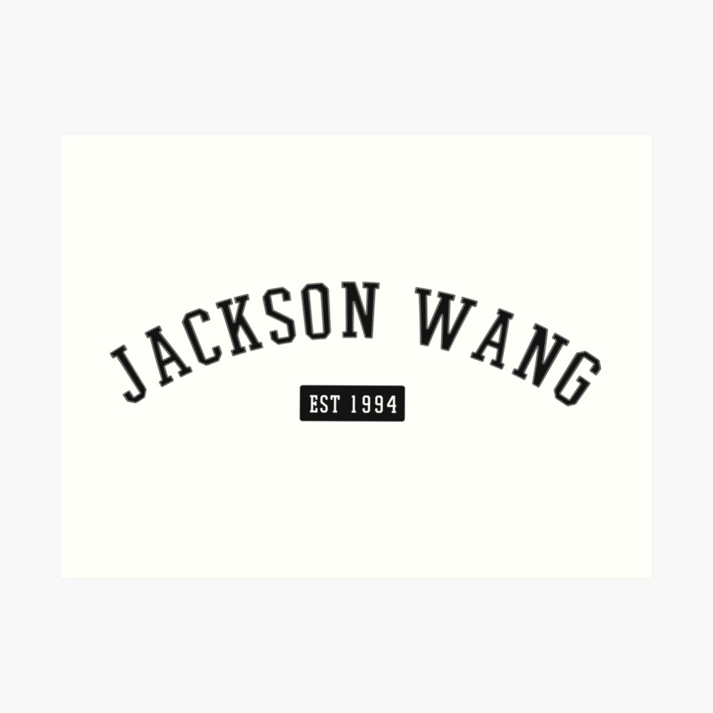 "GOT7 Jackson Wang Athletic Sports Style Logo" Art Print by KPTCH