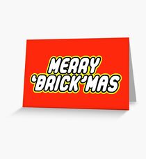 MERRY 'BRICK'MAS Greeting Card