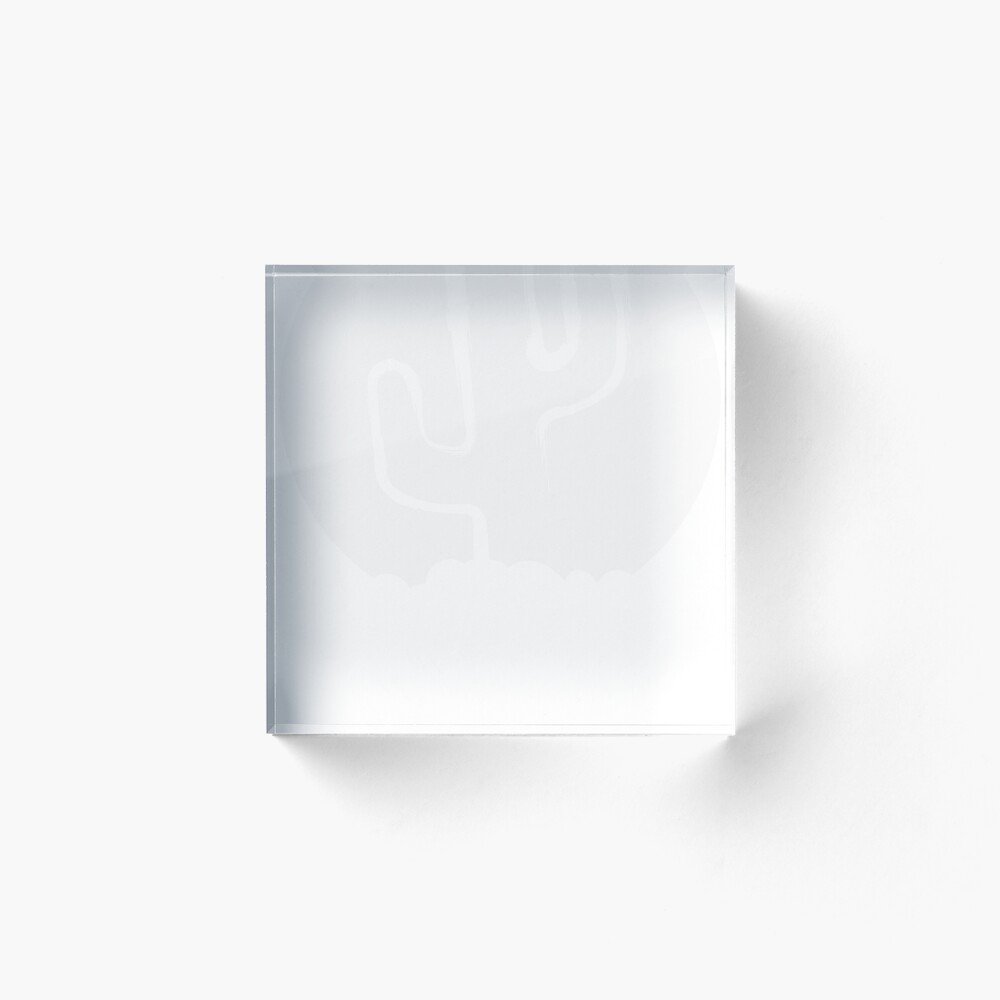 Regular Gonzales Cactus Acrylic Block