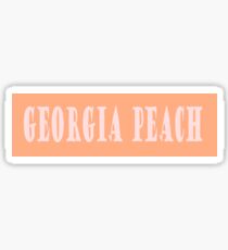 Georgia Peach Sticker