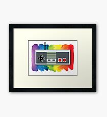 NES Controller Framed Print
