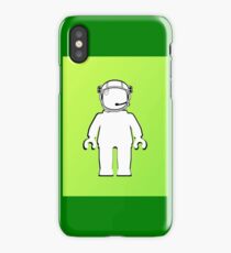 Banksy Style Astronaut Minifig Customize My Minifig iPhone Case