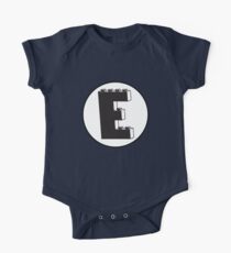 THE LETTER E One Piece - Short Sleeve