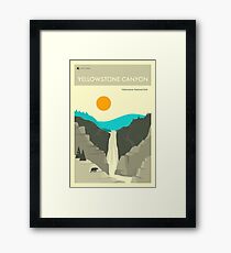 YELLOWSTONE CANYON Framed Print