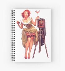 Pin-up photographer Spiral Notebook