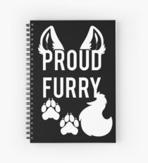 Proud Furry Spiral Notebook