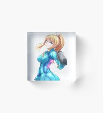 Samus Zero Acrylic Block