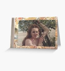 Karen at the Beach Greeting Card