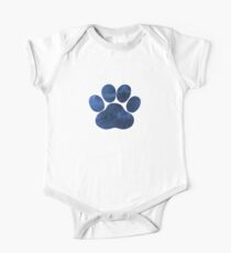 Dog Paw Art One Piece - Short Sleeve